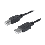 CABLE USB PRINTER 333368 1.8MTS USB A MACHO/ B MACHO 480 MBPS NEGRO BOLSA - Imagen 5