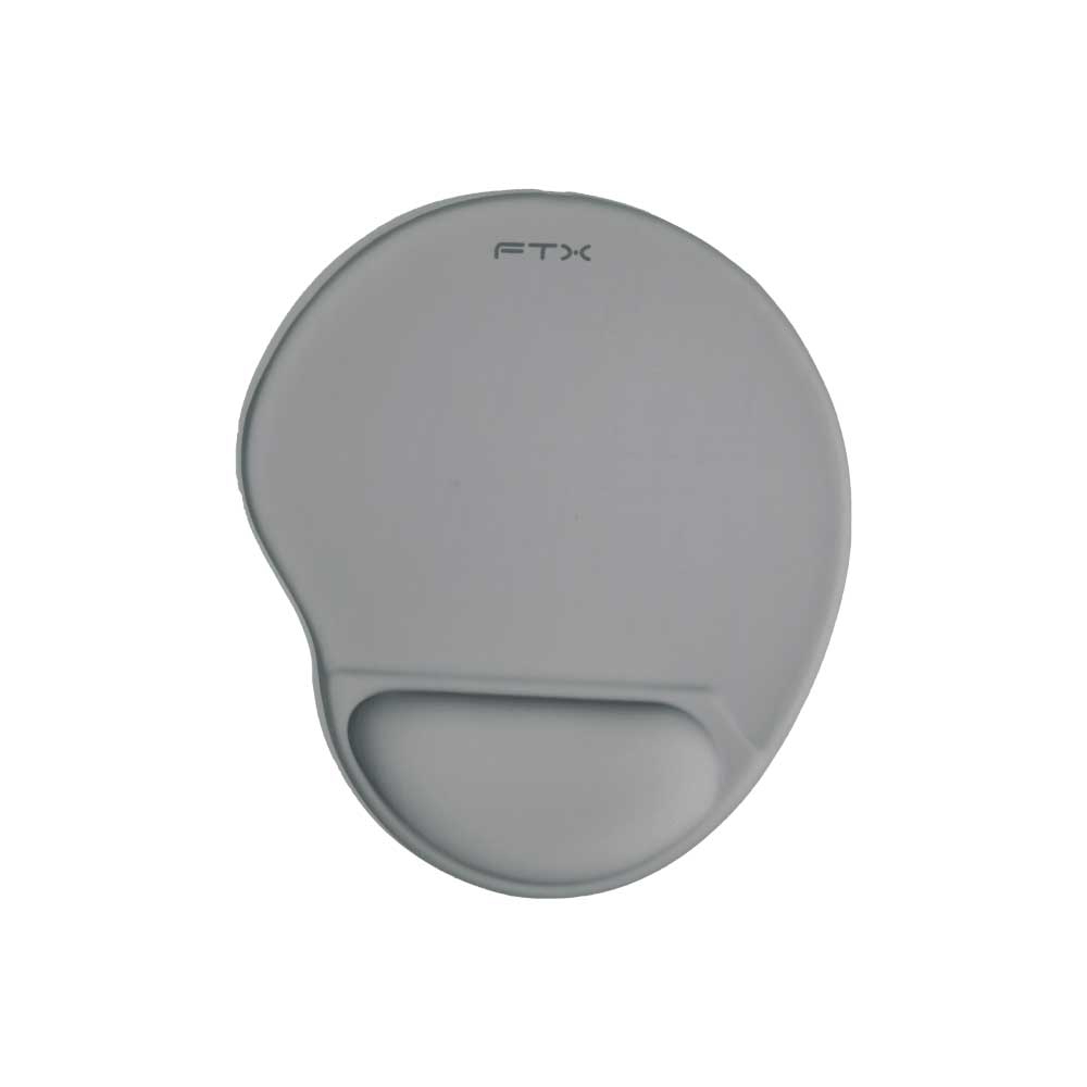 fastrax_124324_6a615c105a5ad.jpg MOUSE PAD FTXMPG01-GN 31X27CM CON APOYO DE MUÑECA EN GEL GRIS - Imagen 1