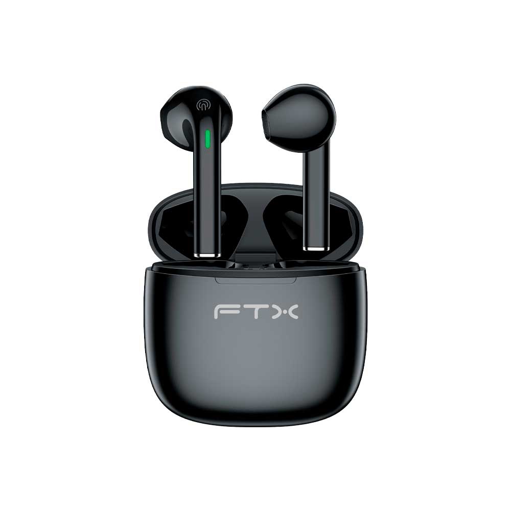 fastrax_124539_6a615c27b0819.jpg AURICULAR CON MICROFONO FTX E26P-BK BT/MIC/TWS/TOUCH/IPX6 NEGRO - Imagen 1