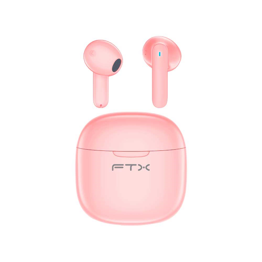 fastrax_124584_6a615c2cb3f5a.jpg AURICULAR CON MICROFONO FTX E68-PK BT/MIC/ENC/TOUCH/IPX6 ROSA - Imagen 1