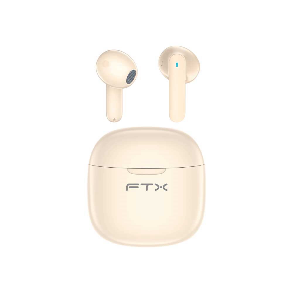 fastrax_124591_6a615c2e7ca81.jpg AURICULAR CON MICROFONO FTX E68-BG BT/MIC/ENC/TOUCH/IPX6 BEIGE - Imagen 1