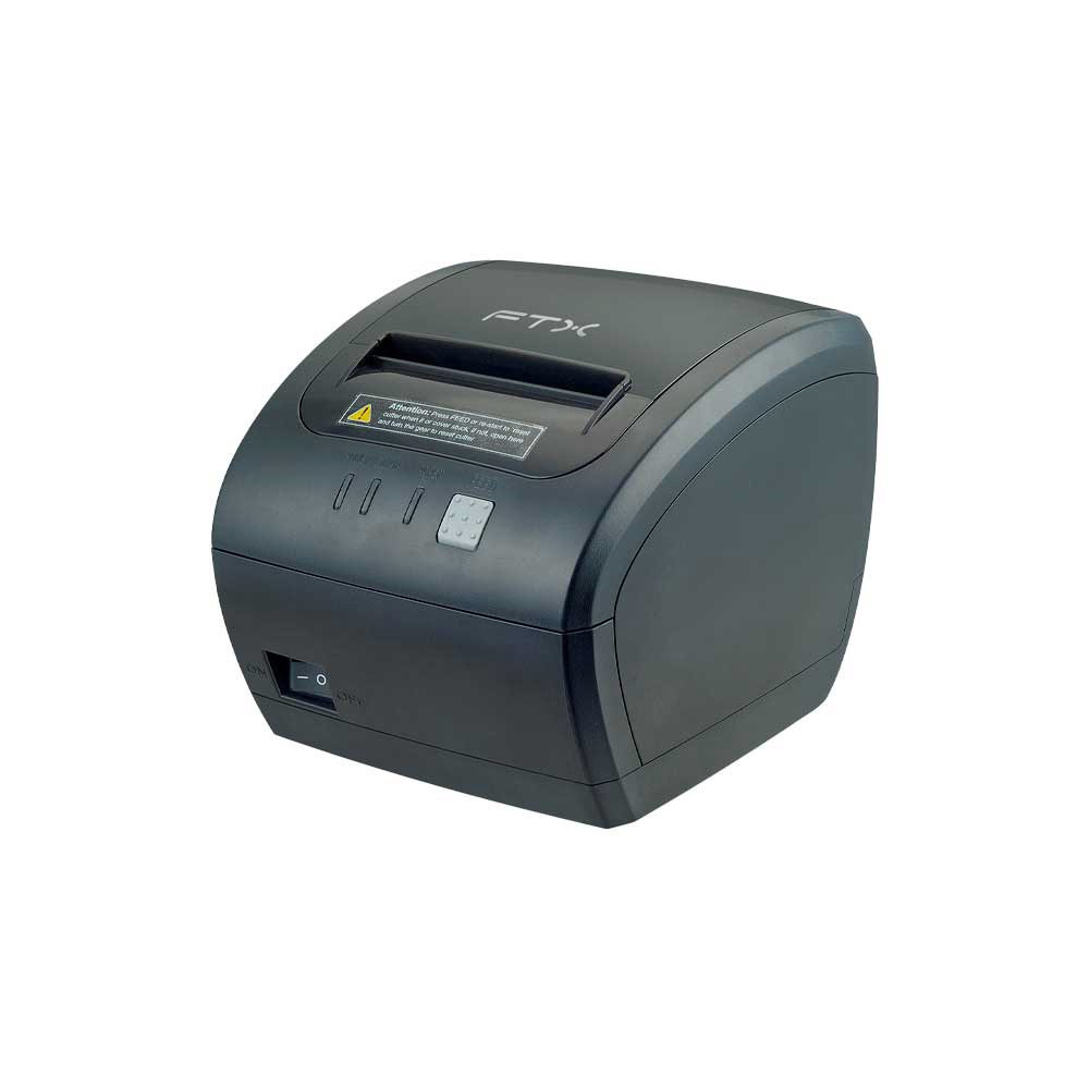 fastrax_125925_6a615ca2864c4.jpg IMPRESORA TERMICA DIRECTA FTX RECIBOS 3" FTXP-80S USB/RED/SERIAL/RJ-11 CUT NEG/BIVO/CAB-US - Imagen 1
