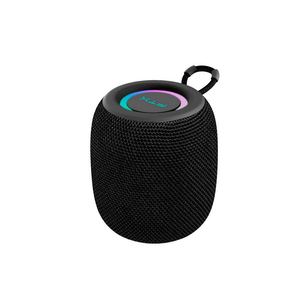 fastrax_127073_6a615cc06ea6a.jpg PARLANTE FTX VIBE SP-5SBK 5W BT/BAT/LED/MICRO SD NEGRO - Imagen 1
