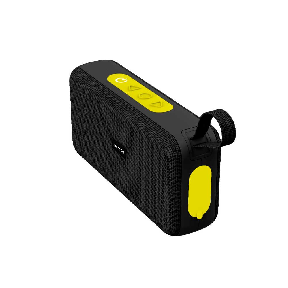 fastrax_127097_6a615cc3deae5.jpg PARLANTE FTX BOOM SP-16MBY 16W BT/BAT/AUX/FM/MICRO SD NEGRO/AMARILLO - Imagen 1