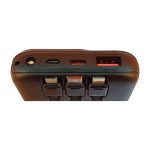 CARGADOR PORTATIL FTX 10000MAH 22.5W PB-10LCD-BK POWER BANK NEGRO - Imagen 2