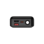 CARGADOR PORTATIL FTX 20000MAH 22.5W PB-20LCD-BK POWER BANK NEGRO C/CAB INTEGRADO - Imagen 3