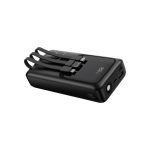 CARGADOR PORTATIL FTX 20000MAH 22.5W PB-20LCD-BK POWER BANK NEGRO C/CAB INTEGRADO - Imagen 5