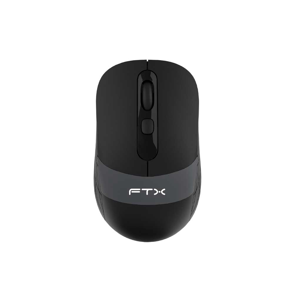 fastrax_128933_6a5f9d0ff08bb.jpg MOUSE FTX WIRELESS FTXMW73 2400DPI/4 BOTONES/GRIS CON NEGRO - Imagen 1