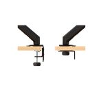 SOPORTE P/2MON FTX C096E 17" A 32" 9KG/ART/INC/GIR/ROT180°/NEGRO - Imagen 3