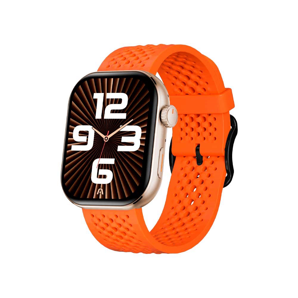 fastrax_129480_6a5ac5a46b30a.jpg SMARTWATCH FTXF39P-RGOR 42MM ROSE GOLD/NARANJA ANDROID/IOS/BT/IA/FREC. CARD/NOTIFICACIONES - Imagen 1