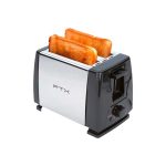 TOSTADORA FTX 2 PANES 750W 220V NEGRO ACERO INOX TSR2-75