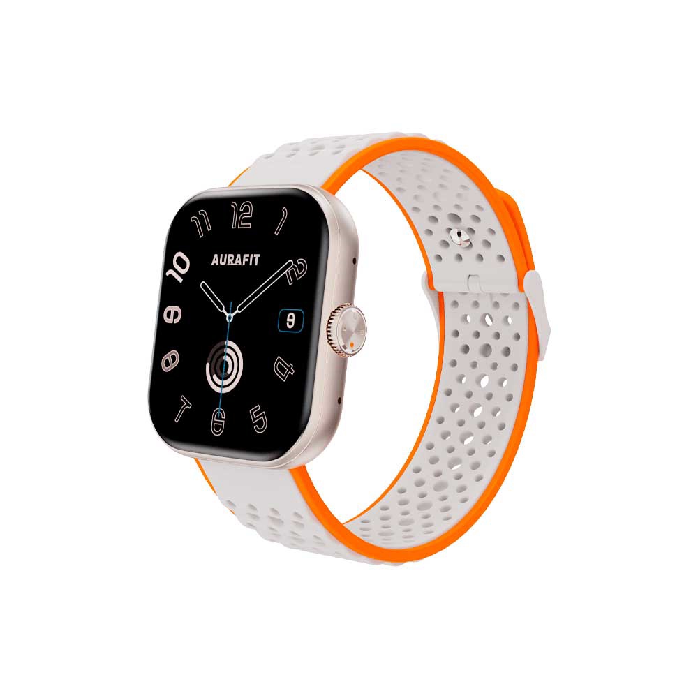 fastrax_131476_6a5905b68ec50.jpg SMARTWATCH FTXUB6M-SVOW 41MM PLATA/BLANCO Y NARANJA ANDROID/IOS/BT/FREC. CARD - Imagen 1