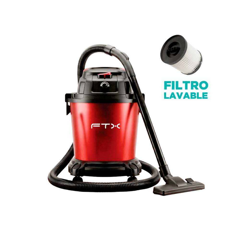 fastrax_132657_6a61521fd97aa.jpg ASPIRADORA FTX 1700W 30 LITROS/SECO/HUMEDO 220V ROJO VC2-12DW - Imagen 1