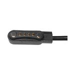 CABLE CARGADOR SMARTWATCH FTX 4 PINES NEGRO PARA K10 - Imagen 2