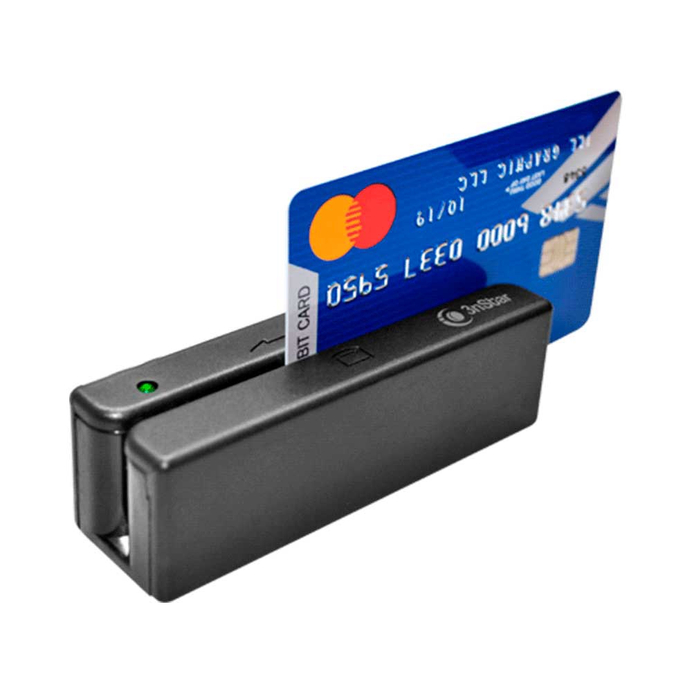 fastrax_17770_6a56638cc1f99.jpg LECTOR 3NSTAR DE TARJETA MAGNETICA MSR003 USB NEGRO - Imagen 1