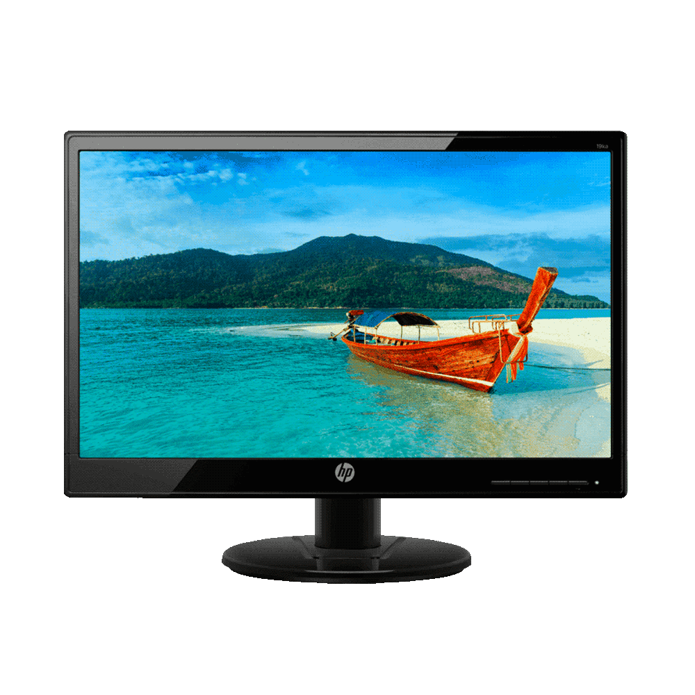 fastrax_24624_6a56649d579fc.jpg MONITOR 19" HP 19KA HD VGA/7MS/NEGRO/BIVOLT. - Imagen 1
