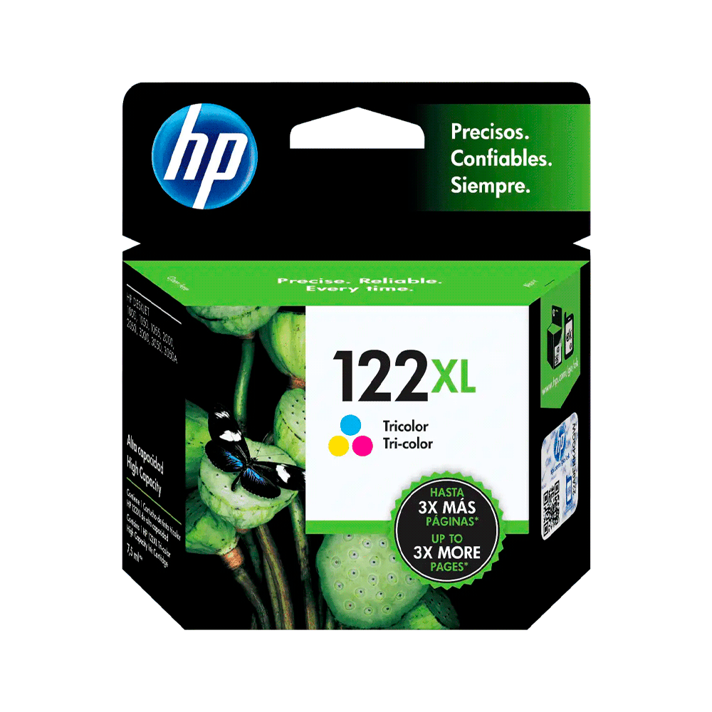 fastrax_3117_6a5662cab95fc.jpg TINTA HP 122XL COLOR CH564HL 7,5ML - Imagen 1