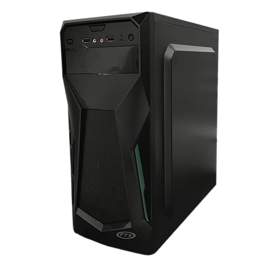 fastrax_39970_6a6159a433122.jpg GABINETE FTX FTX3705 P/ATX + 500W 110/220V - Imagen 1