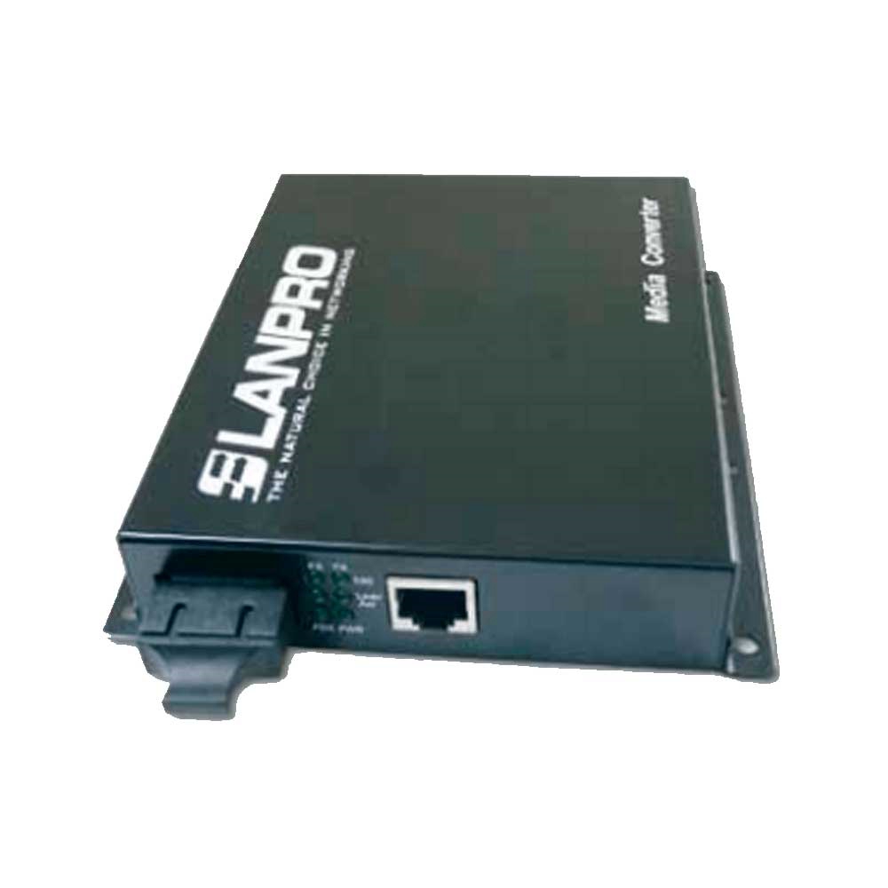 fastrax_4688_6a5662fd51b4f.jpg CONVERTIDOR DE FIBRA OPTICA LANPRO SM SC X 20 KMS LP-ICF2100-20 - Imagen 1