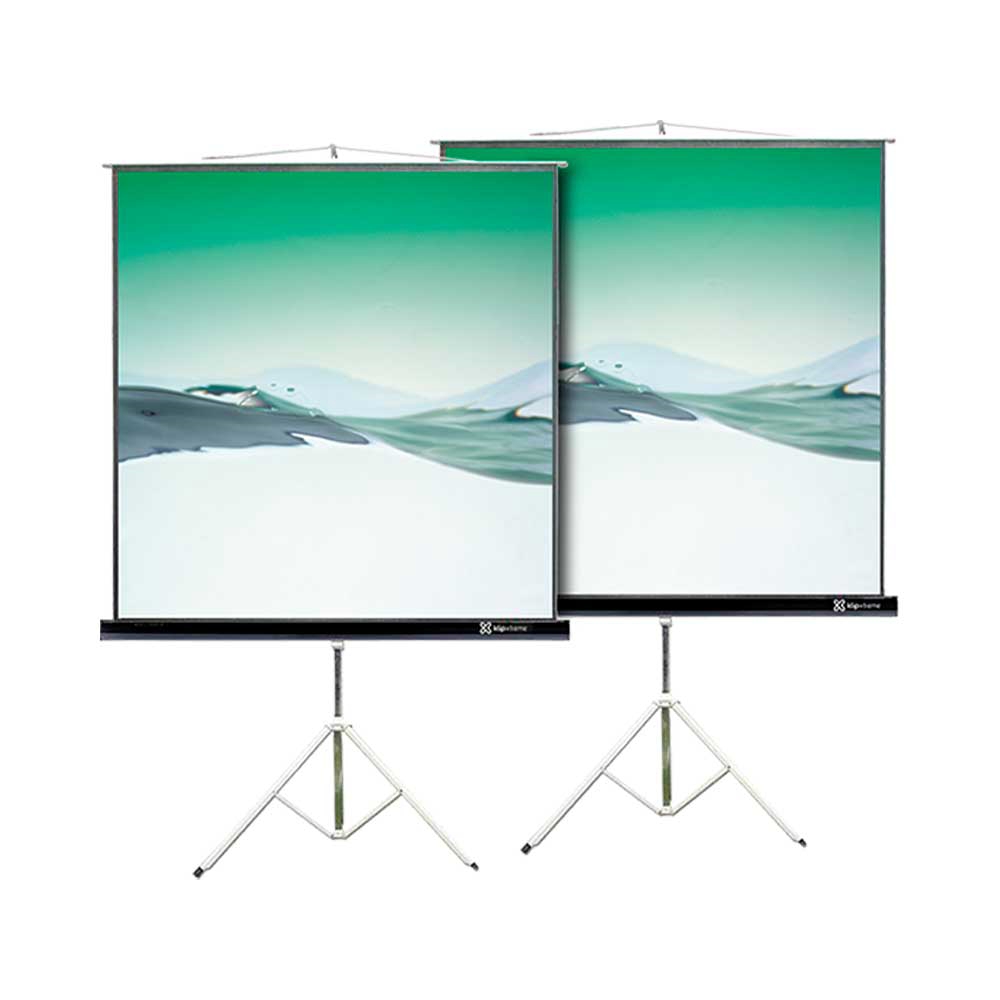 fastrax_482_6a56624e7c683.jpg PANTALLA PROYECTOR KLIP 86" KPS-102B 4:3 MANUAL C/TRIPE NEGRO - Imagen 1