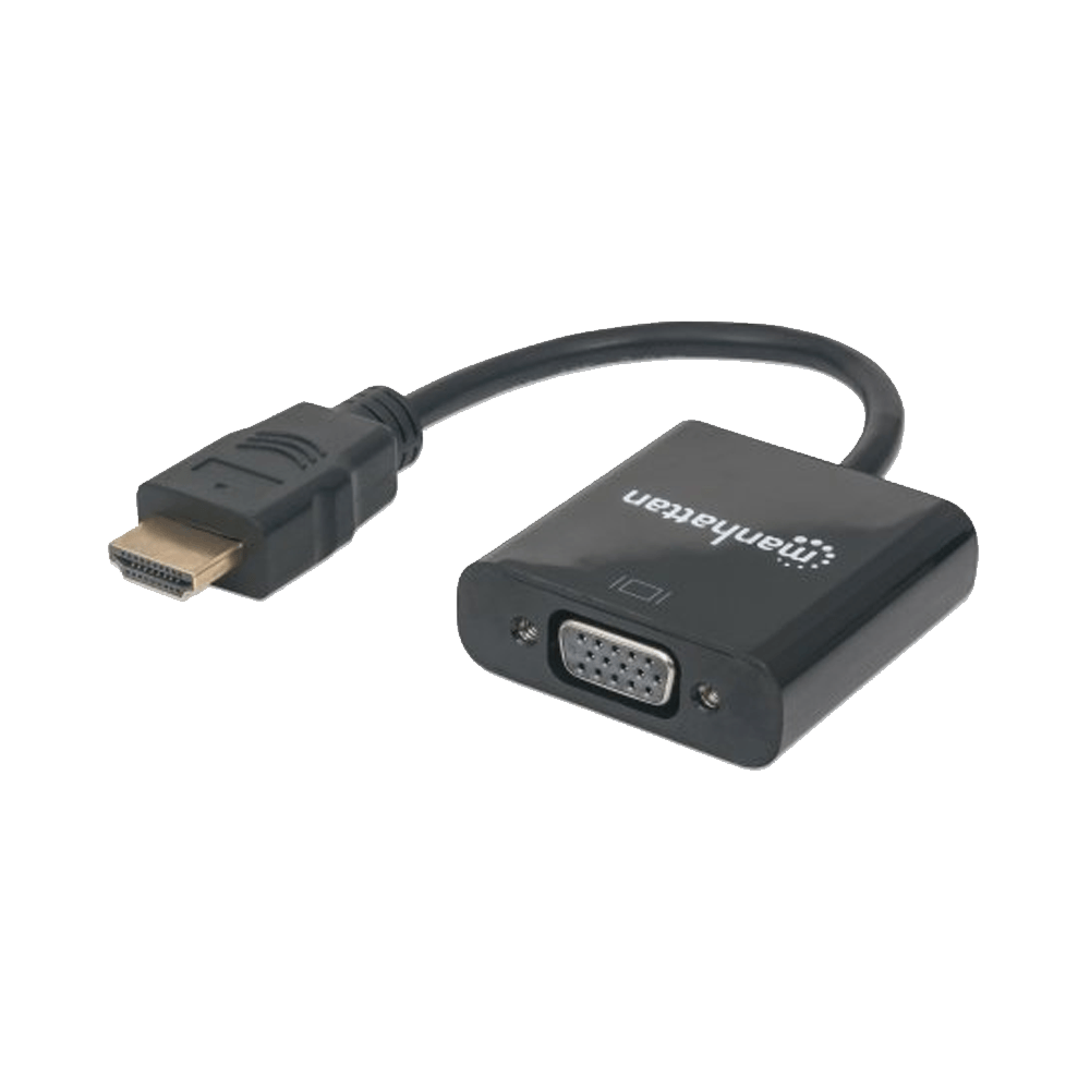 fastrax_5616_6a56630d329a6.jpg ADAPTADOR HDMI-VGA 151467 BOLSA NEGRO - Imagen 1