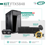 GABINETE KIT FTX5848 500W+ MOUSE+TECLADO MULTIMEDIA+SPEAKER/ ESPAÑOL - Imagen 2