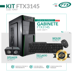 GABINETE KIT FTX3145 500W+ MOUSE+ TECLADO MULTIMEDIA+ SPEAKER/ ESPAÑOL - Imagen 2
