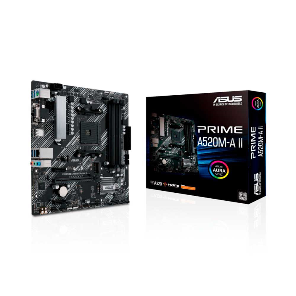 fastrax_81849_6a561bfa2947c.jpg PLACA MADRE ASUS AM4 PRIME A520M-A II V/S/R/HDMI/DP/M.2/DDR4/MATX - Imagen 1