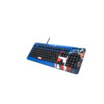 TECLADO XTECH USB XTK-M401CA CAPITAN AMERICA ESP/AZUL/MULTIMEDIA - Imagen 2