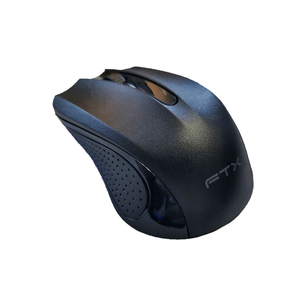fastrax_95358_6a6159fb7c65f.jpg MOUSE FTX WIRELESS FTXM153 1200DPI/2 BOTONES NEGRO - Imagen 1