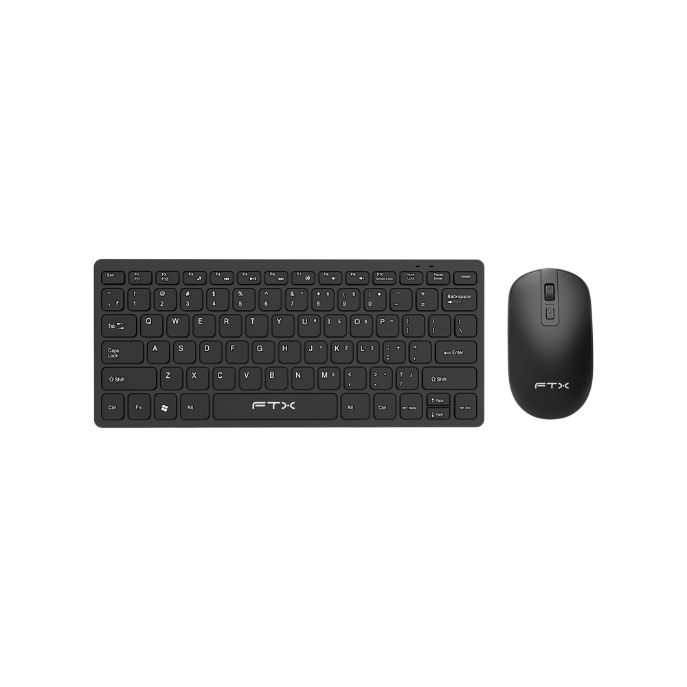fastrax_99622_6a615a102a5b8.jpg TECLADO + MOUSE FTX WIRELESS FTXGK03 POR/NEGRO - Imagen 1
