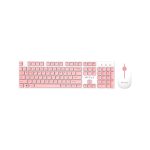 TECLADO + MOUSE FTX WIRELESS FTXGK600 NUMERICO/PORTUGUES BLANCO/ROSA