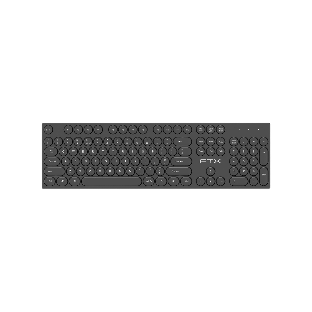 fastrax_99738_6a615a1e5c22f.jpg TECLADO FTX USB FTXK22 NUMERICO/ESPAÑOL/POP/NEGRO - Imagen 1