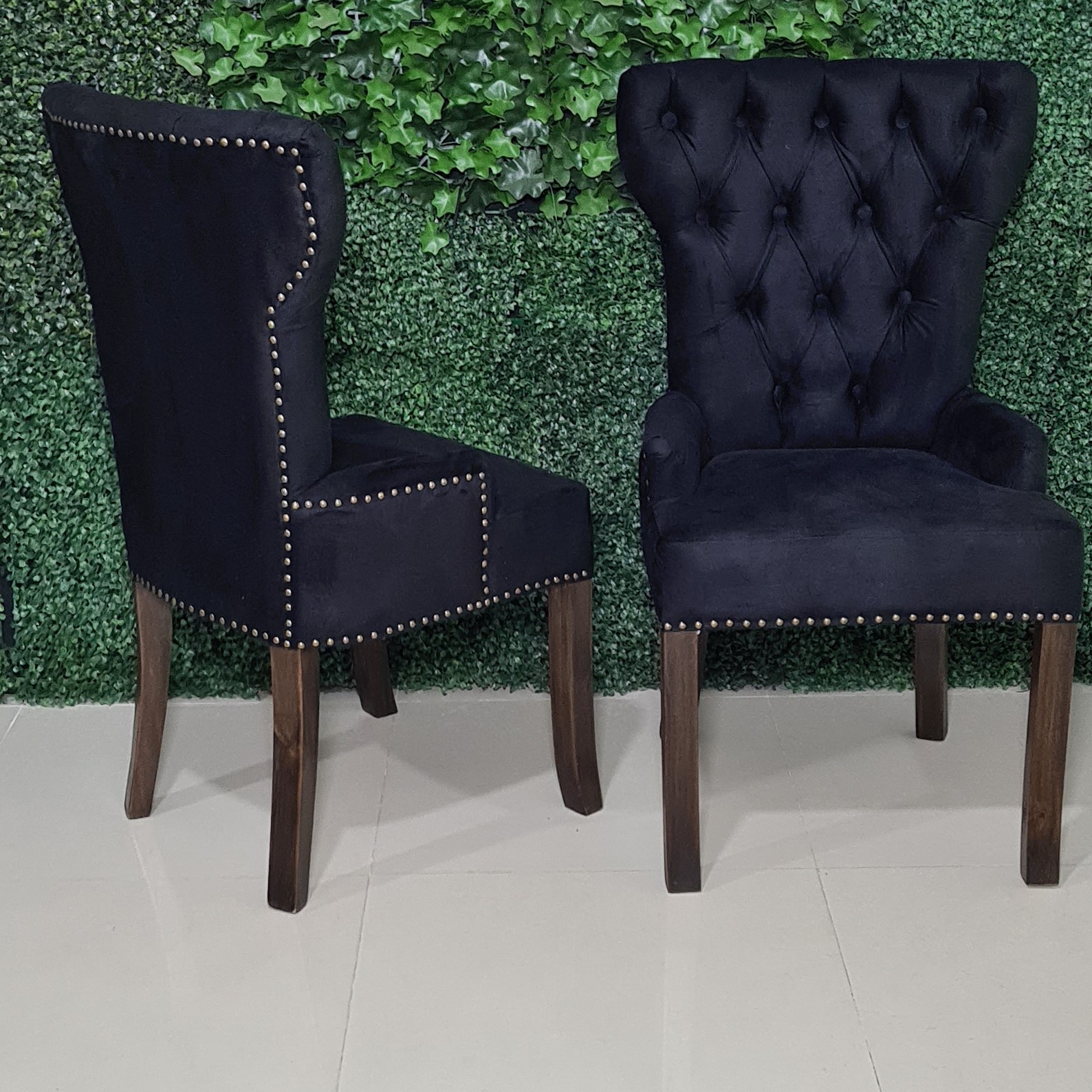 silla-capitone-con-brazo SILLA TRADICIONAL CAPITONE - Imagen 1